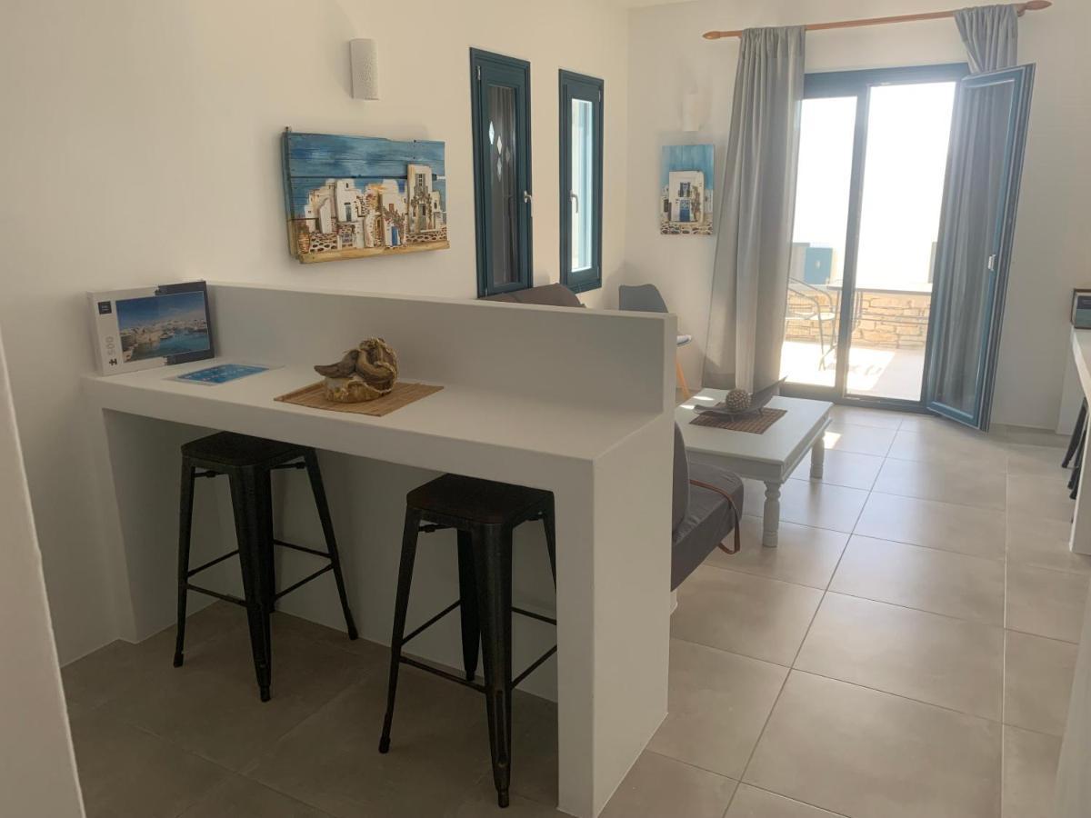 Paros-Memories-Neubau-Villen, Sportpool Aspro Chorio Экстерьер фото