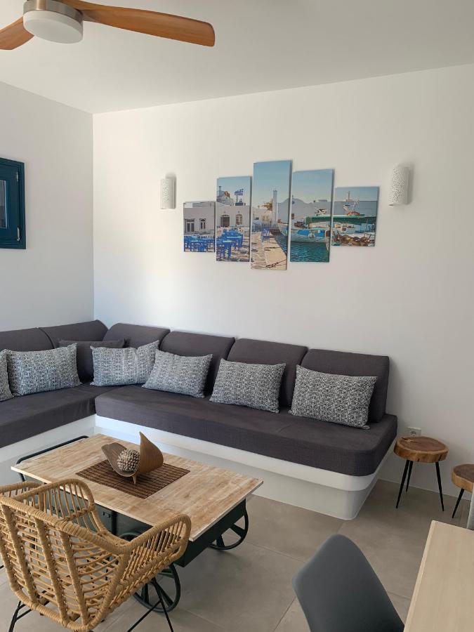 Paros-Memories-Neubau-Villen, Sportpool Aspro Chorio Экстерьер фото