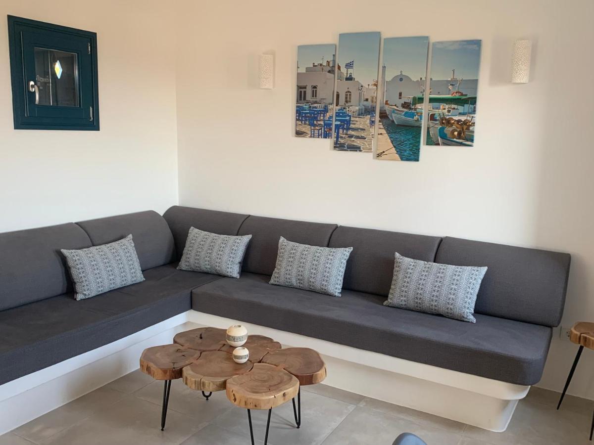 Paros-Memories-Neubau-Villen, Sportpool Aspro Chorio Экстерьер фото