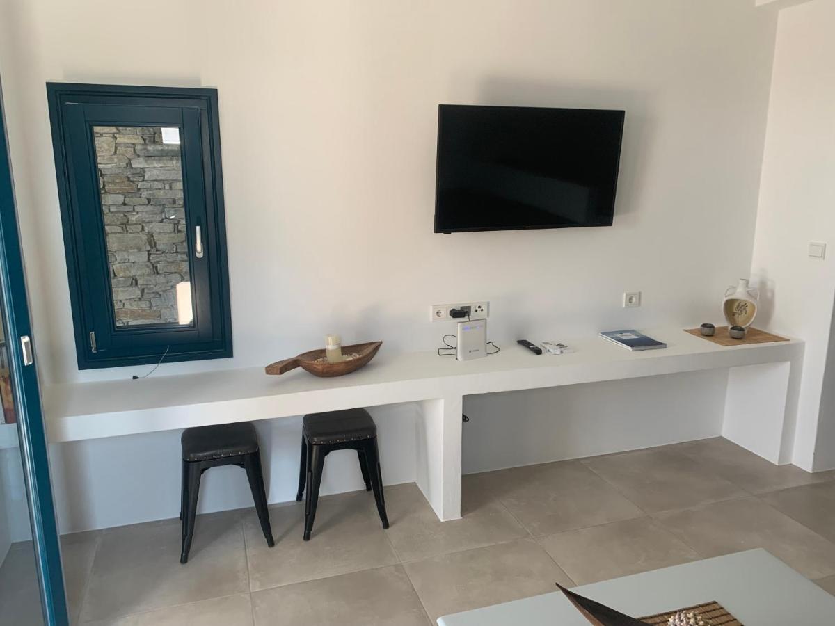 Paros-Memories-Neubau-Villen, Sportpool Aspro Chorio Экстерьер фото