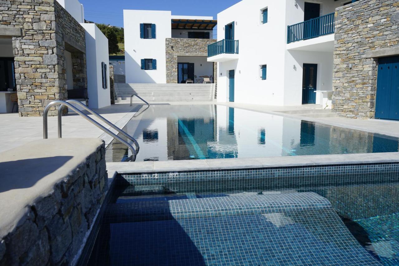 Paros-Memories-Neubau-Villen, Sportpool Aspro Chorio Экстерьер фото