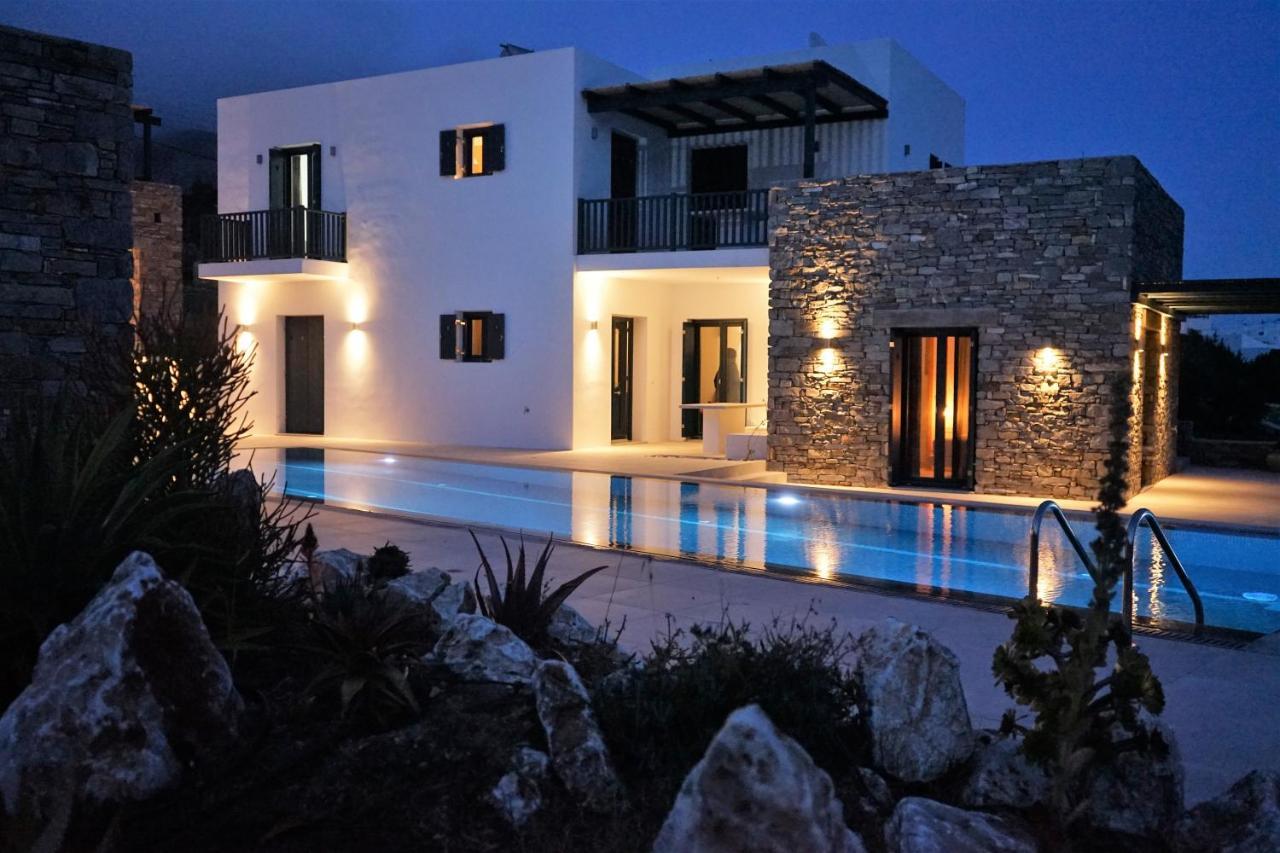 Paros-Memories-Neubau-Villen, Sportpool Aspro Chorio Экстерьер фото