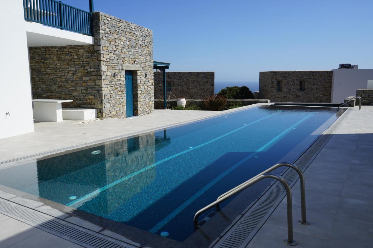 Paros-Memories-Neubau-Villen, Sportpool Aspro Chorio Экстерьер фото